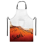 Cola Print Bib Apron With Pocket