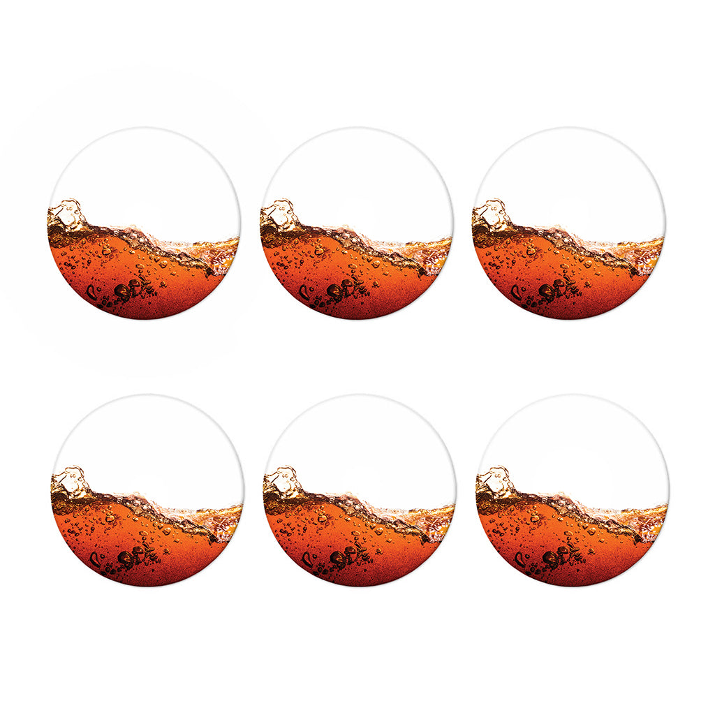 Cola Print Coaster Set