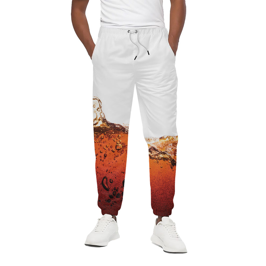 Cola Print Cotton Pants