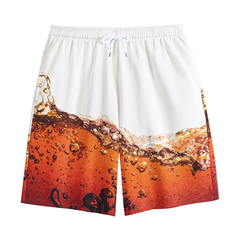 Cola Print Cotton Shorts