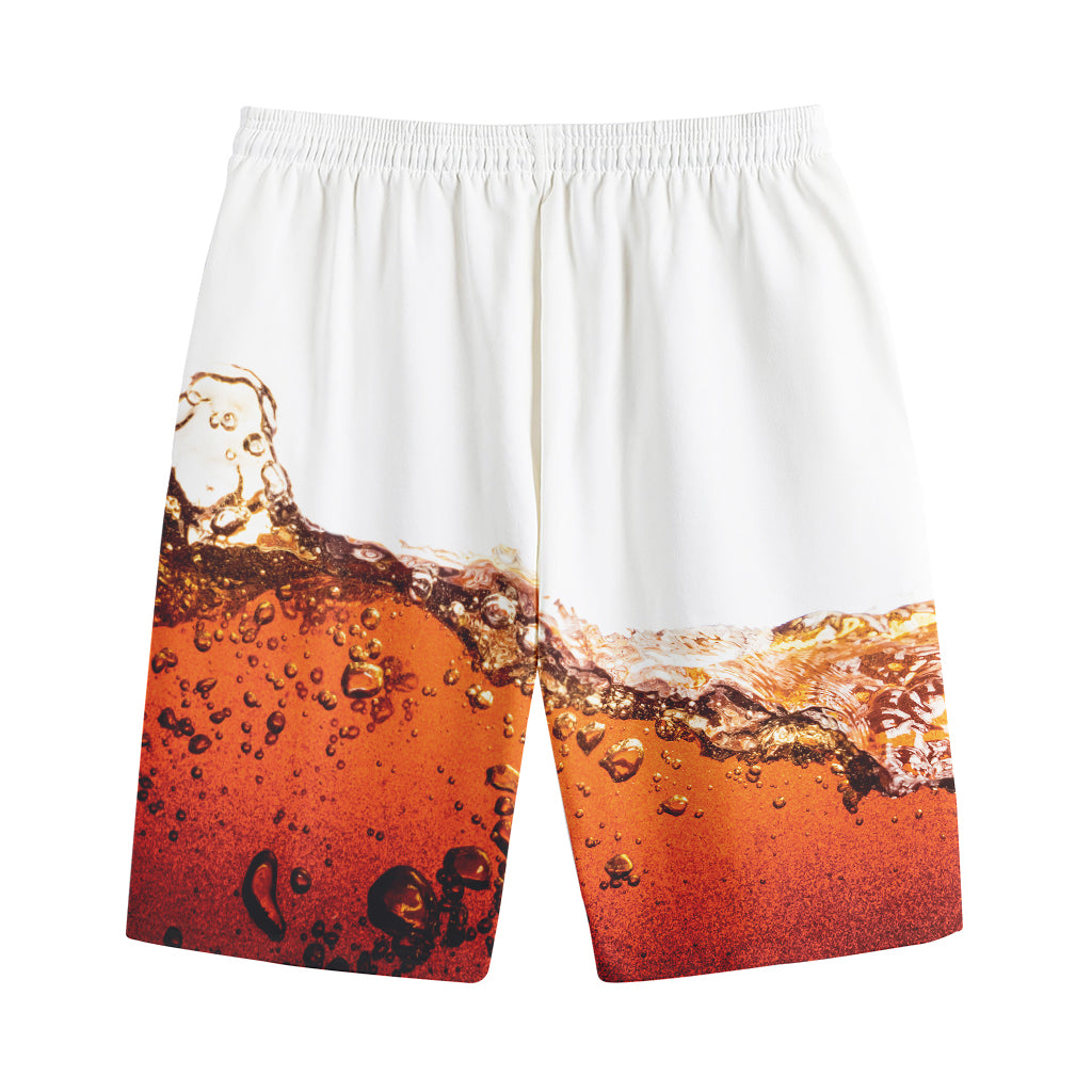 Cola Print Cotton Shorts