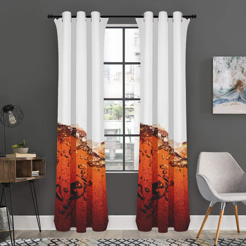 Cola Print Curtain