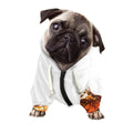 Cola Print Dog Zip Up Hoodie