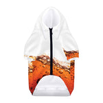Cola Print Dog Zip Up Hoodie