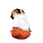 Cola Print Dog Zip Up Jacket