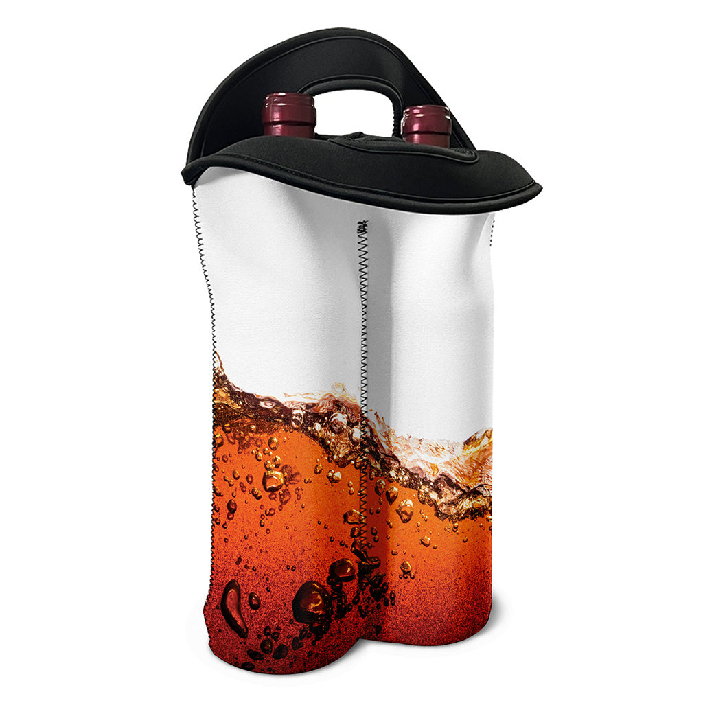 Cola Print Double Neoprene Wine Tote