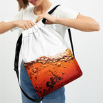 Cola Print Drawstring Backpack