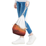 Cola Print Drawstring Bag