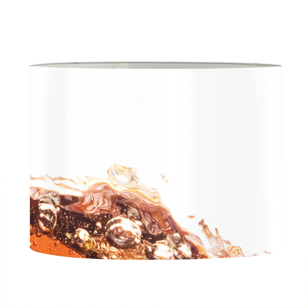 Cola Print Drum Lamp Shade