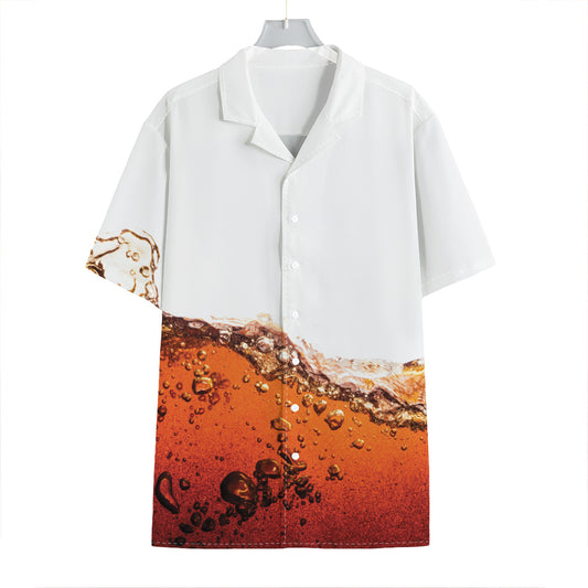 Cola Print Hawaiian Shirt