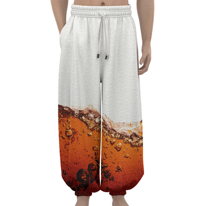Cola Print Lantern Pants
