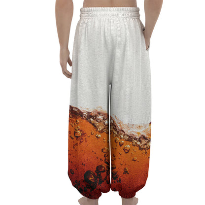 Cola Print Lantern Pants