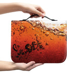 Cola Print Leather Bible Cover