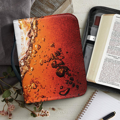 Cola Print Leather Bible Cover