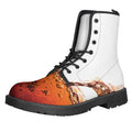 Cola Print Lace-Up Boots