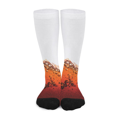 Cola Print Long Socks