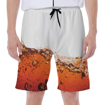 Cola Print Men's Beach Shorts