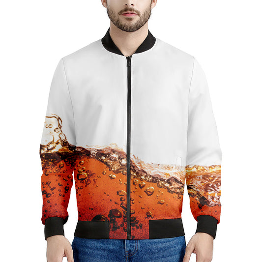 Cola Print Men's Bomber Jacket