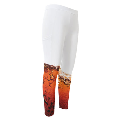 Cola Print Men's Compression Pants