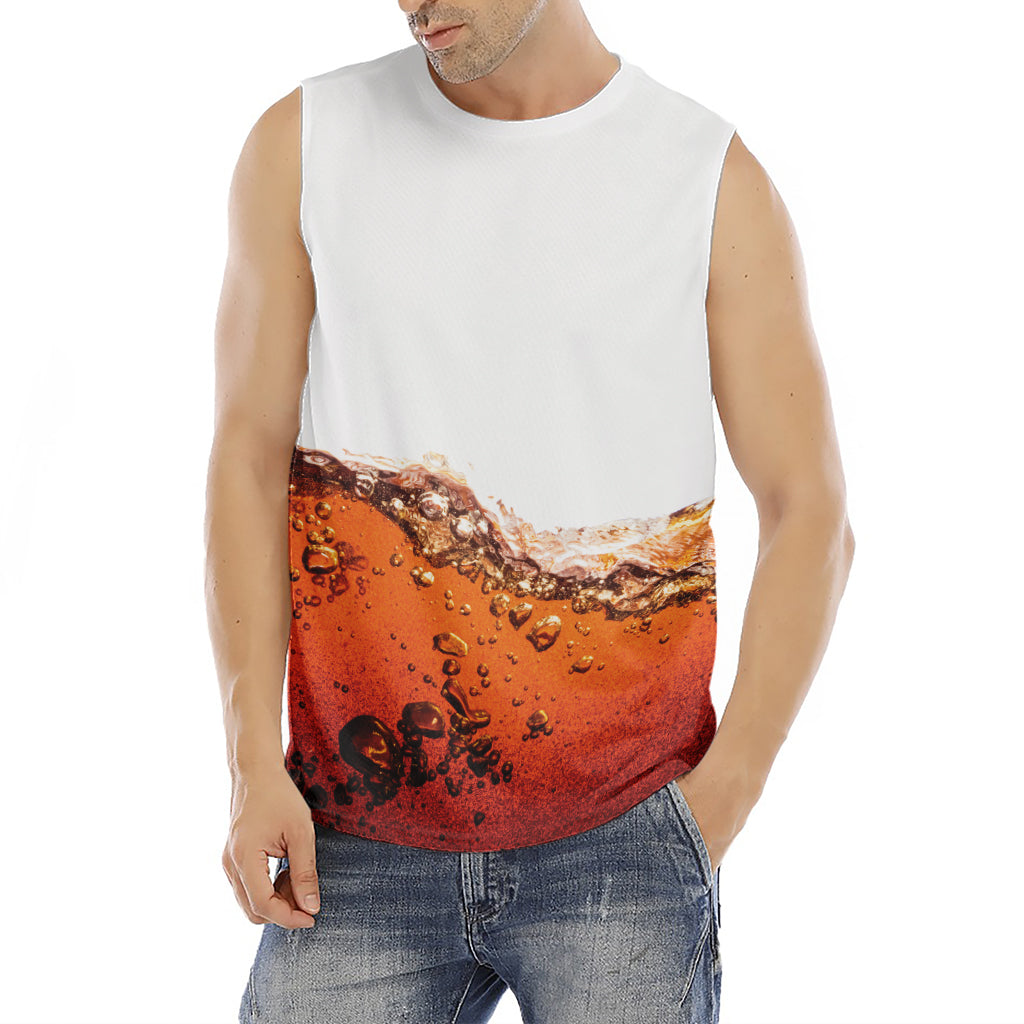 Cola Print Men's Fitness Tank Top