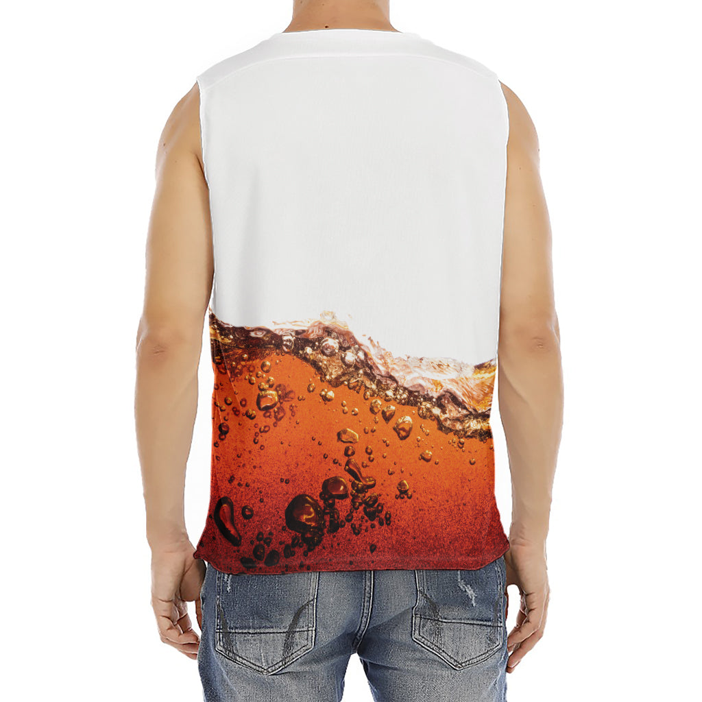 Cola Print Men's Fitness Tank Top