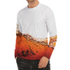 Cola Print Men's Long Sleeve Rash Guard