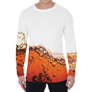 Cola Print Men's Long Sleeve T-Shirt