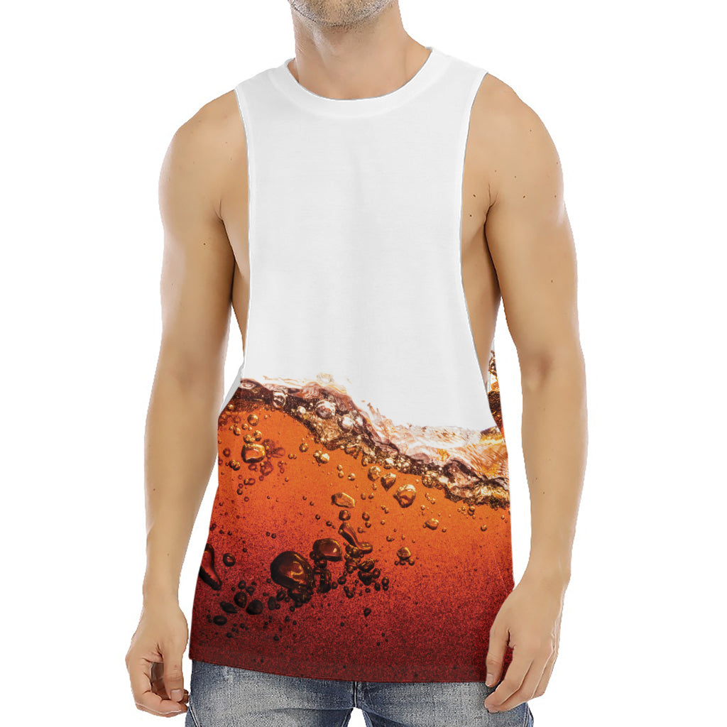 Cola Print Men's Muscle Tank Top