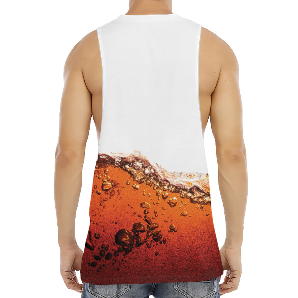 Cola Print Men's Muscle Tank Top