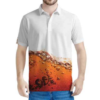 Cola Print Men's Polo Shirt
