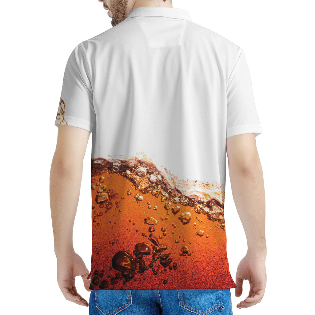 Cola Print Men's Polo Shirt
