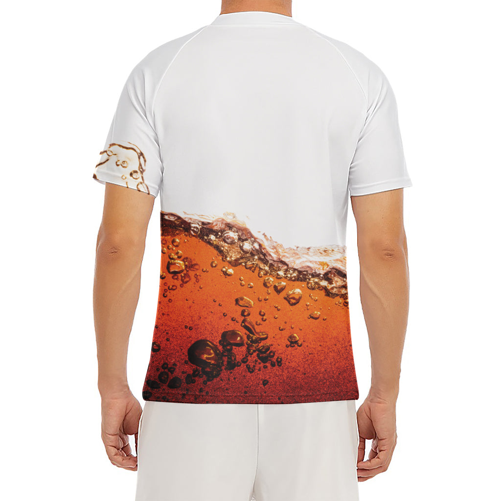 Cola Print Men's Short Sleeve Rash Guard