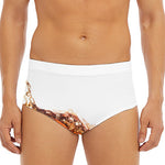 Cola Print Men's Triangle Swim Briefs