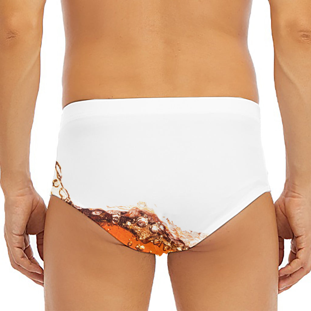 Cola Print Men's Triangle Swim Briefs