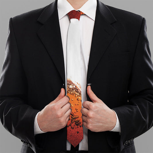 Cola Print Necktie