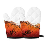Cola Print Oven Mitts