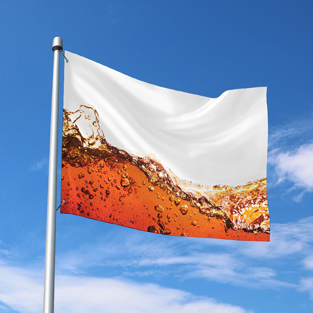 Cola Print Polyester Flag