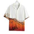 Cola Print Rayon Hawaiian Shirt