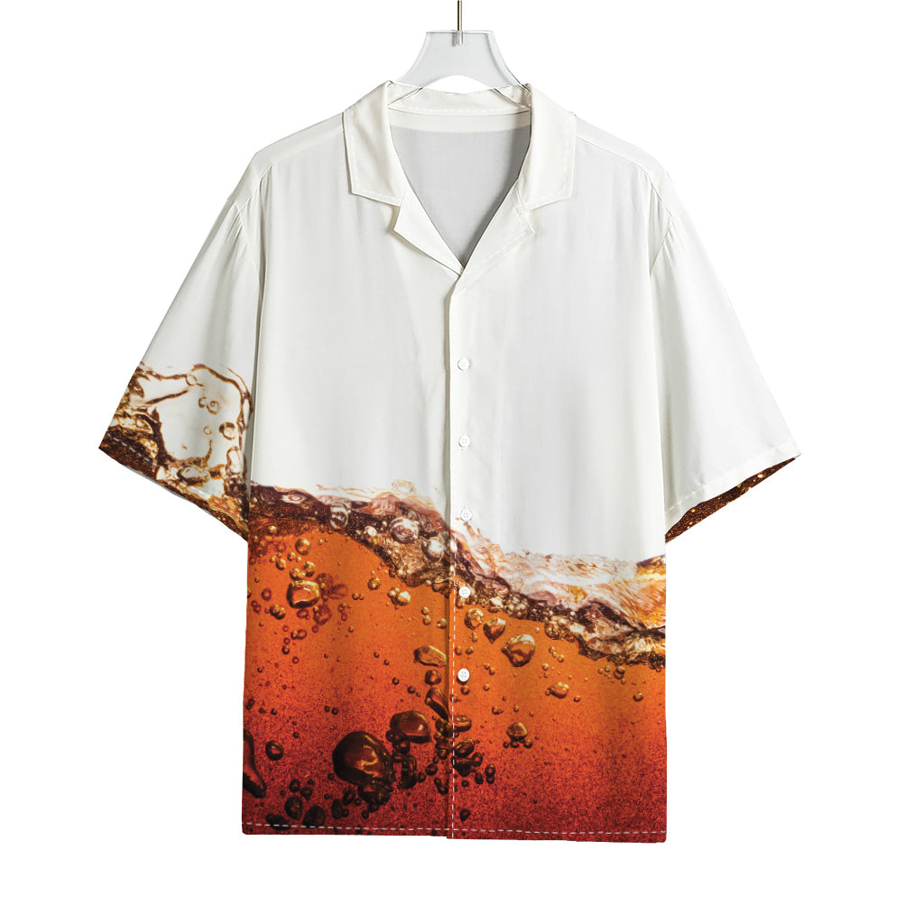 Cola Print Rayon Hawaiian Shirt
