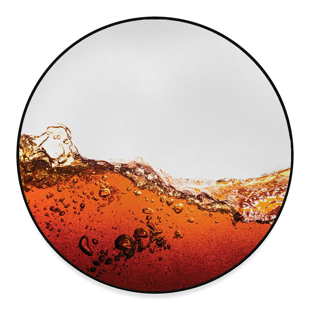 Cola Print Round Floor Mat