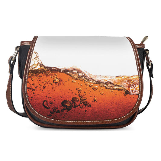 Cola Print Saddle Bag