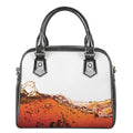 Cola Print Shoulder Handbag