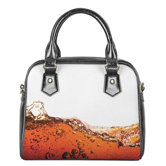 Cola Print Shoulder Handbag