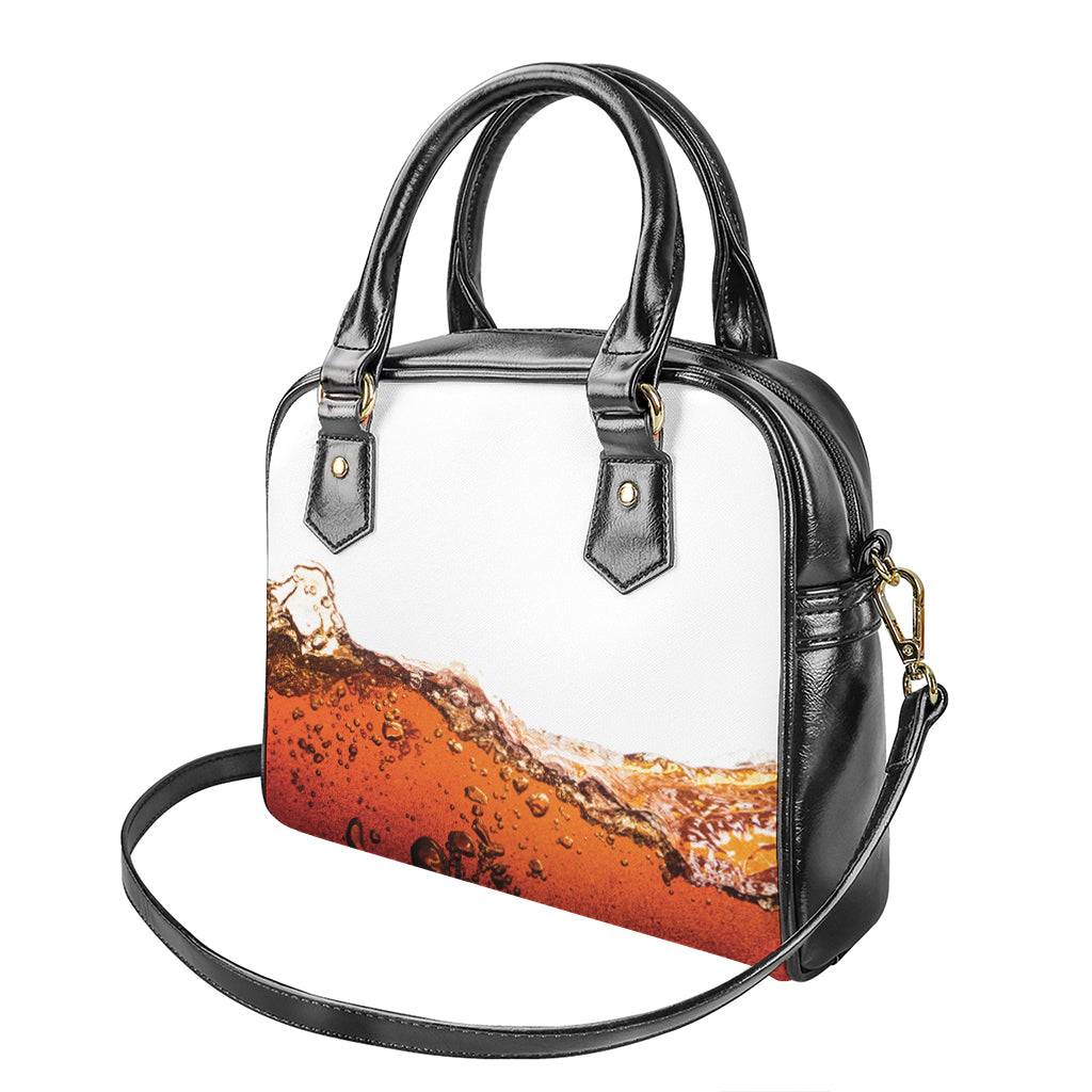 Cola Print Shoulder Handbag