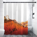 Cola Print Shower Curtain