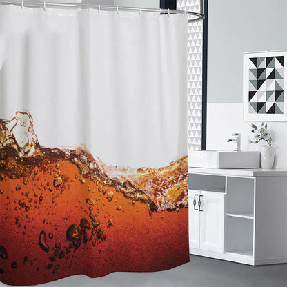 Cola Print Shower Curtain
