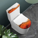 Cola Print Toilet Lid And Tank Cover Set