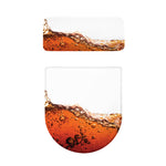 Cola Print Toilet Lid And Tank Cover Set