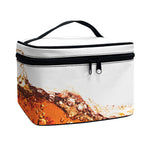 Cola Print Travel Makeup Bag