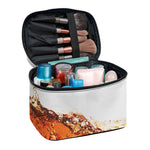 Cola Print Travel Makeup Bag